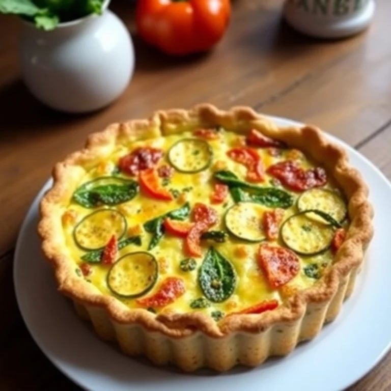 Zeleninový quiche